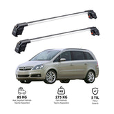 OPEL ZAFIRA B 2005-2011 TRX2 Thunder Carrier Barres transversales pour galerie de toit 2 barres